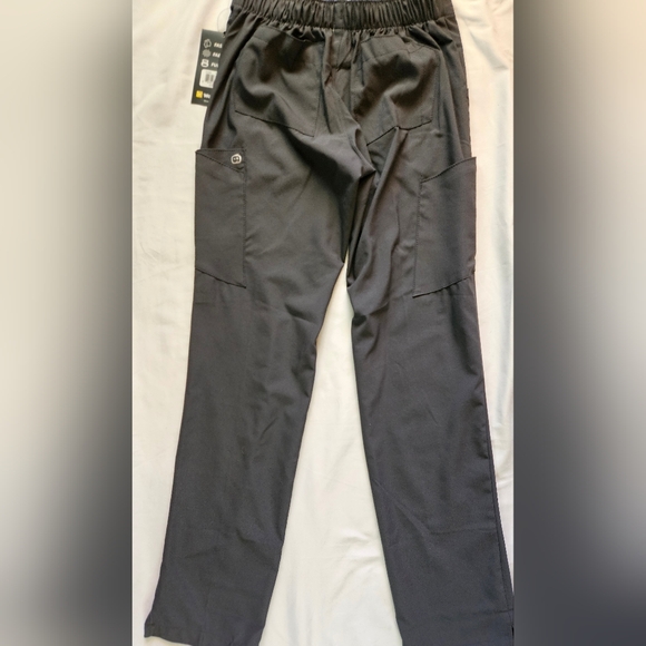 NWT Wonder Wink W123 Womens Gray Elastic Drawstring Waist Scrub Pants Size XS - Picture 12 of 15